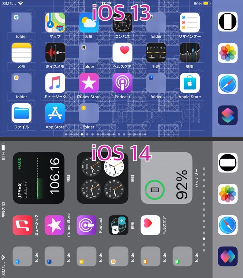 iOS 14Plus iPhoneの変更