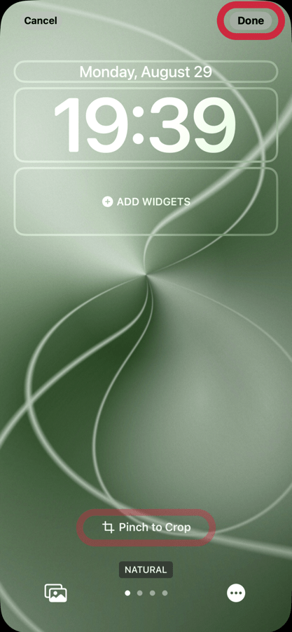 iOS 16 wallpaper setting 6