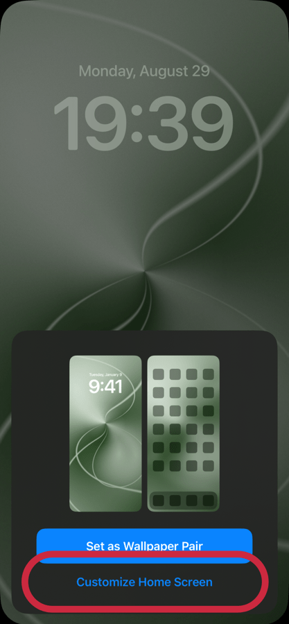 iOS 16 wallpaper setting 8