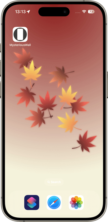 秋のドックを隠す壁紙のスクリーンショット1